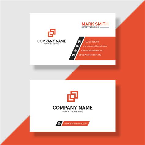 Simple Business Card Design Ubicaciondepersonascdmxgobmx