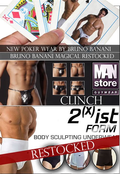 New Bruno Banani And Manstore Plus 2xist Form Back In Stock At Dead Good Undies Underwear News