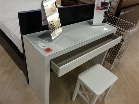 | ikea's alex drawer units is a huge fave vanity setup for youtube makeup vloggers and beauty bloggers. I want this #MALM dressing table for my getting ready ...
