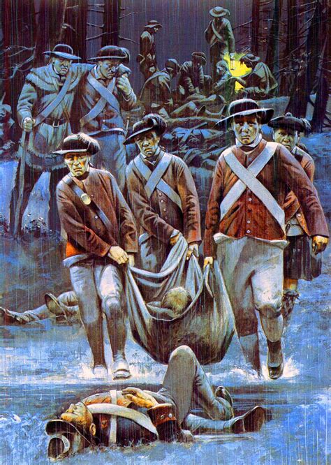 British Troops Retreating After The Battle Guilford Court House 1781