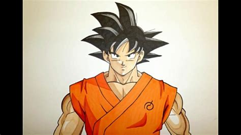 Como Dibujar A Goku Paso 8 Goku Art Drawings Goku Drawing Disney Art