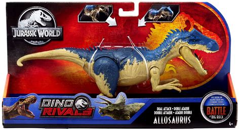 Jurassic World Fallen Kingdom Dino Rivals Allosaurus Action Figure Dual Attack Mattel Toywiz