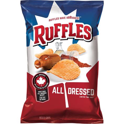 Ruffles All Dressed Ridged Potato Chips 85 Ounce