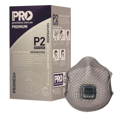 P Dust Masks Promesh Valve Paramount Safety NZ