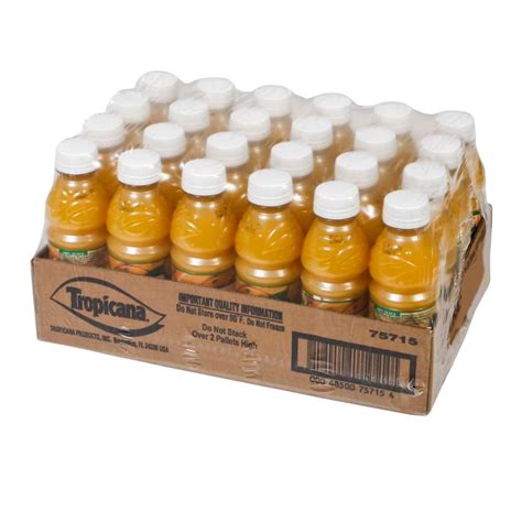 Tropicana 100 Orange Juice Shelf Stable Single Serve 10 Fl Oz Bottle