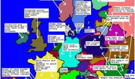 Thematic Map Of Europe Europe Political Maps Secretmuseum