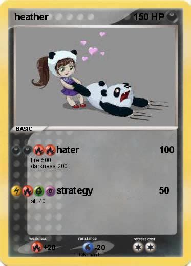 Pokémon heather 83 83 hater My Pokemon Card