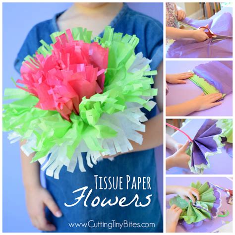 Tissue Paper Flowers What Can We Do With Paper And Glue