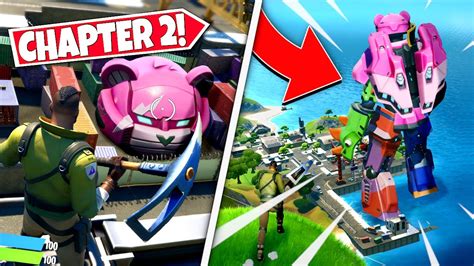 🎬 new update fortnite chapter 2 and update map changes! *NEW* PLAYERS DISCOVER MECHA ROBOT *BODY PARTS* EASTER ...