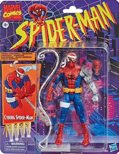 Marvel Legends Spider Man Retro Collection Cyborg Spider Man Retro