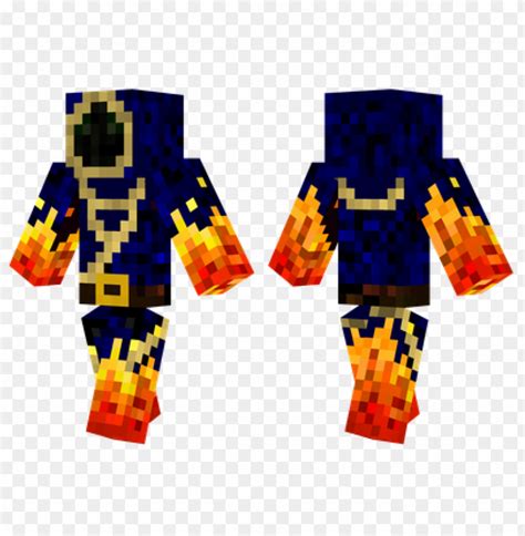 Free Download Hd Png Minecraft Skins Fire Mage Skin Png Transparent