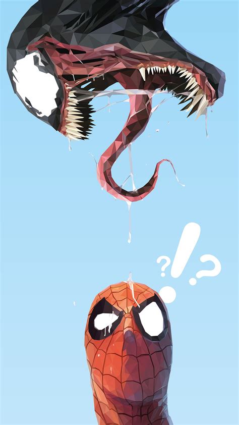 Spider Man Vs Venom Minimal Artwork 4k 8k Wallpapers Hd Wallpapers