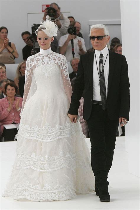Karl Lagerfelds 100 Greatest Chanel Runway Moments Couture Wedding