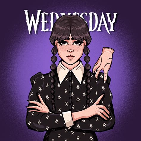 Wednesday Addams Behance