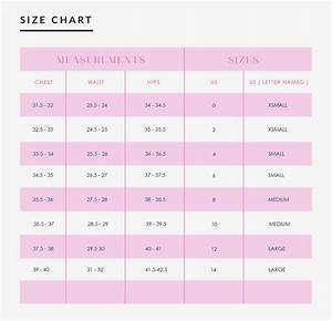 Size Chart Opulence Luxe Boutique