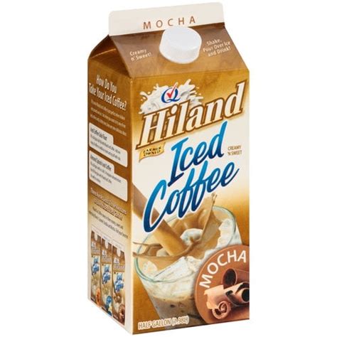 Hiland Mocha Iced Coffee Half Gallon