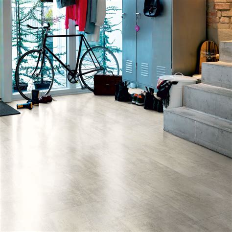 Light Grey Travertine Enduratek Performance Resilient Flooring By Quick•step Quick Step