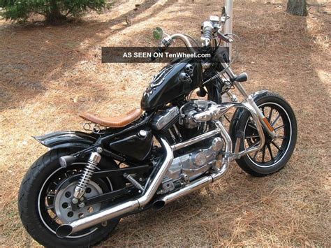 It's a sportier motorcycle with a strong engine and some badass styling. 2002 Harley Davidson Sportster 883 Custom Bobber