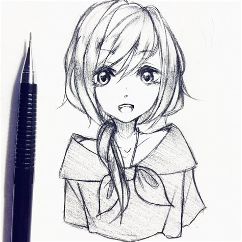 35 Trends For Kawaii Easy Anime Drawings Girl Sarah Sidney Blogs