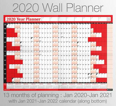 It is also very easy to scale in relation to the size of the company. 2020 Year Wall Planner Staff Holiday Calendar Chart + FREE ...