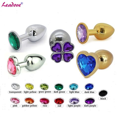 Aliexpress Buy 5 Types Stainless Steel Crystal Butt Anal Plug