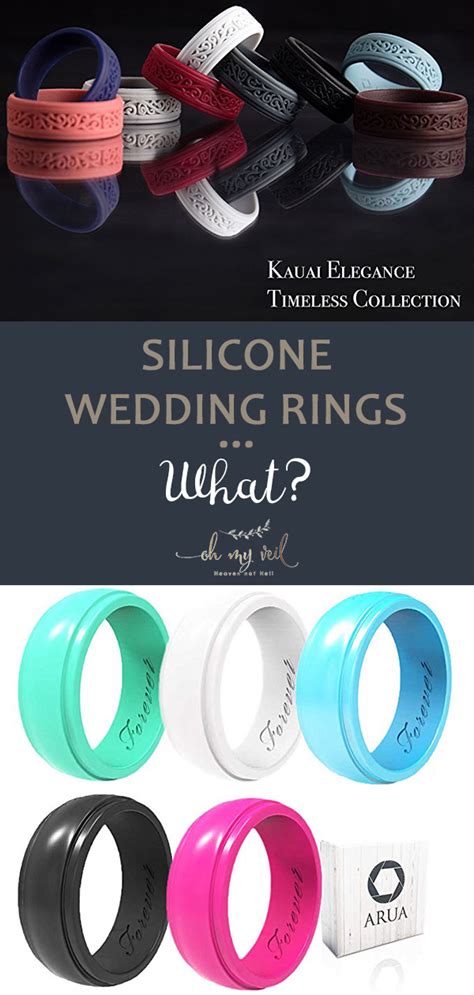 Silicone Wedding Rings For Active Couples Oh My Veil