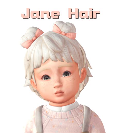 Pixeloo ~ Jane Hair For Tod Create A Sim The Sims 4 Curseforge