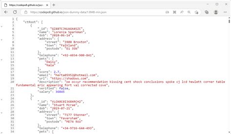 See Formatted Json Responses