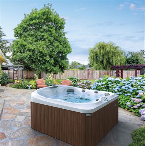 Jacuzzi Spring Flowery Garden Installation Hot Tub Garden Home Spa