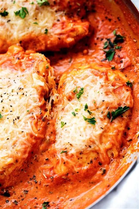 Creamy Tomato Italian Parmesan Chicken The Recipe Critic