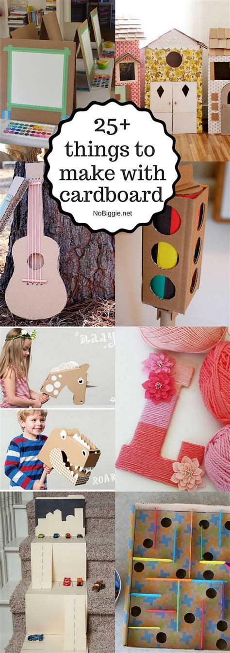 There are loads more but it would take a wile to list them. 25+ Things to make with cardboard