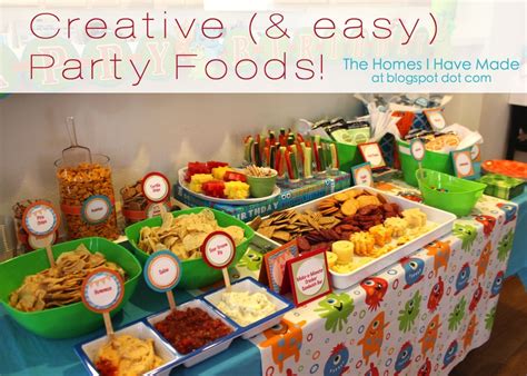 Monster Party Spotlight On Food Birthday Party Food Kids Birthday