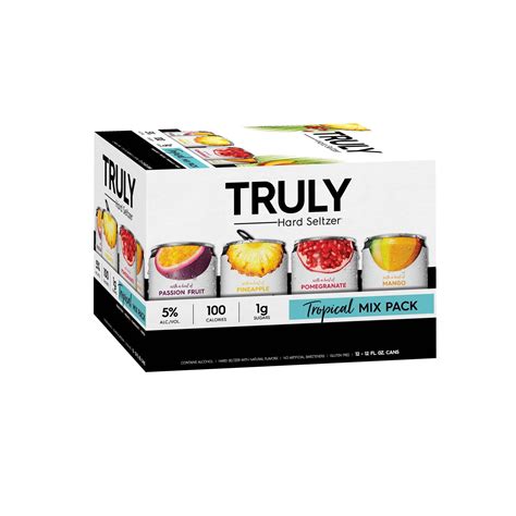 Truly Hard Seltzer Tropical Mix Pack 12pk12 Fl Oz Cans Hard