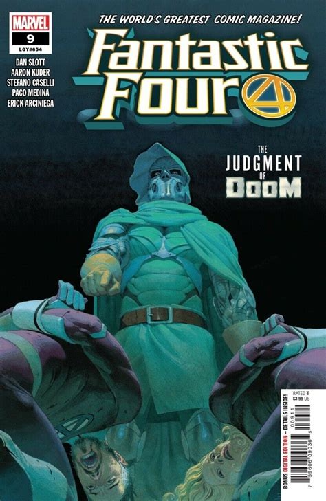 Fantastic Four 2018 9 654 Vfnm Esad Ribic Dr Doom Cover