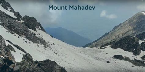 Elevated Splendor Mount Mahadev Peak The Highest Summit In Srinagar