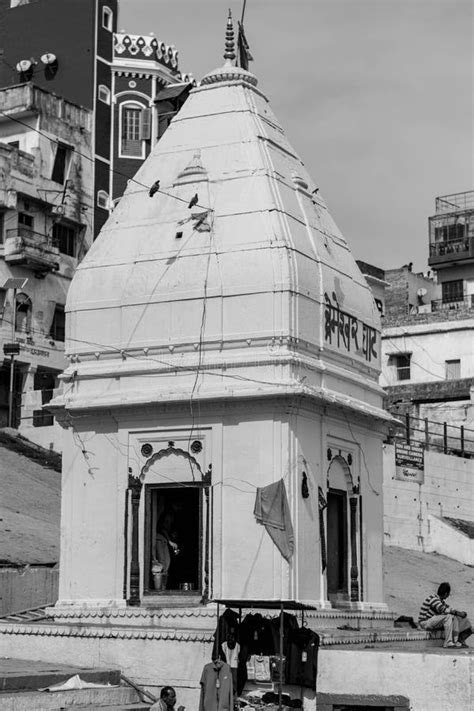 lord shiva temple of assi ghat editorial stock image image of peoples holiest 136843414