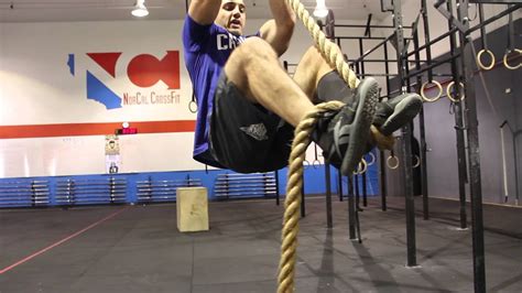 Crossfit Rope Climbing Techniques With Jason Khalipa Youtube