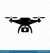 Quadrocopia Do Drone Com Câmera De Ação Ilustração do Vetor ...
