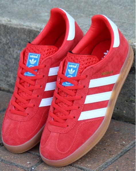 Adidas Gazelle Indoor Trainers Red Adidas At 80s Casual Classics