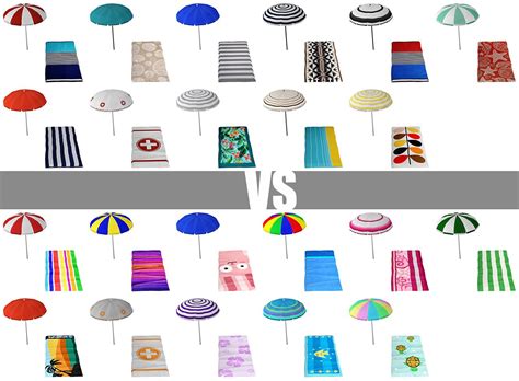 Mod The Sims Default Seasons Beach Towels And Umbrellas Sims 3 Mods