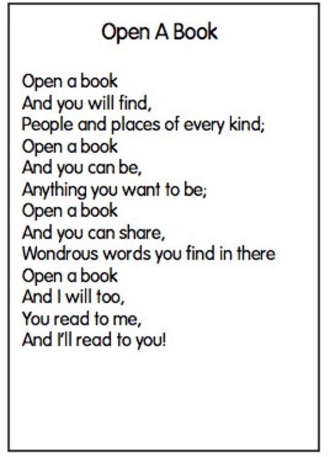 Pin By Frugal N Frisco On Between The Pages Kids Poems Reading Poems