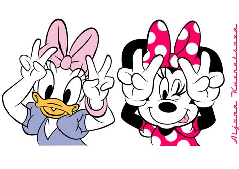 Minnie Mouse And Daisy Png