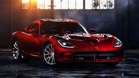Red Coupe Dodge Viper 2013 Vehicle Car Hd Wallpaper Wallpaper Flare