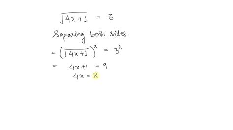 Solvedsolve √4 X13