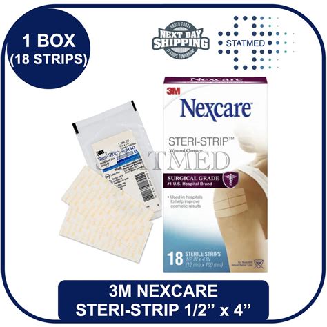 3M Nexcare Steri Strip 1 Box 18 Sterile Strips Shopee Philippines
