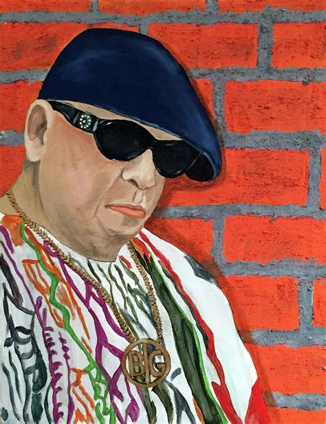 Portrait Of The Artist As Biggie Smalls Painting By Kevin Callahan