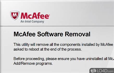 Mcafee Consumer Product Removal Tool Download
