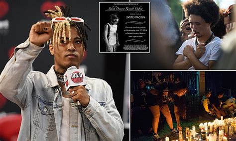 Xxxtentacion To Have An Open Casket Funeral Daily Mail Online