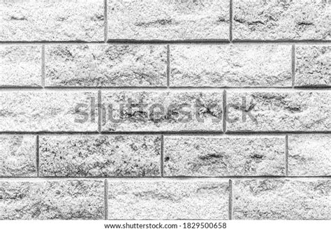 White Stone Block Wall Seamless Background Stock Photo 1829500658