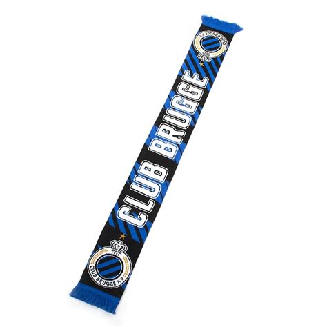Beautiful goals by rits and schrijvers sealed the deal: sjaal Club Brugge blauw/zwart 'official item' - 1891 Shop